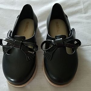 Mini Melissa soft jelly shoes tassel bow 10